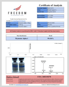 Thymosin Alpha-1 10mg