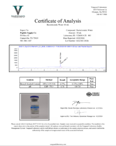 BAC Water 10ml 