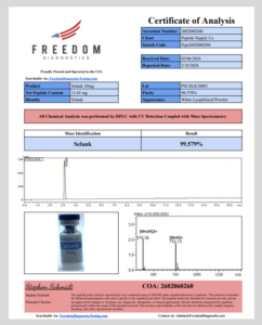 Selank 10mg – 10 Vials
